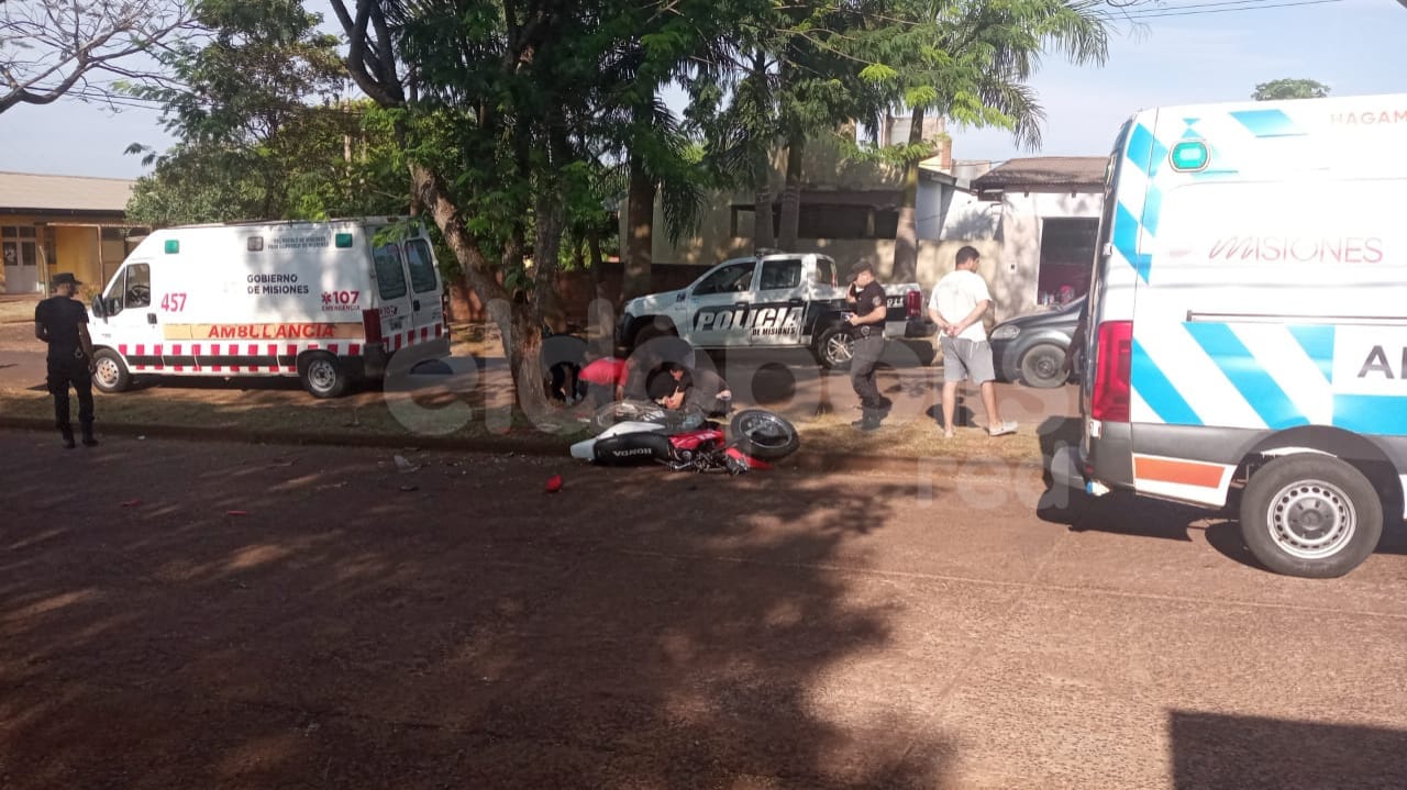 Trágico accidente en Eldorado: motociclista falleció tras chocar contra un árbol